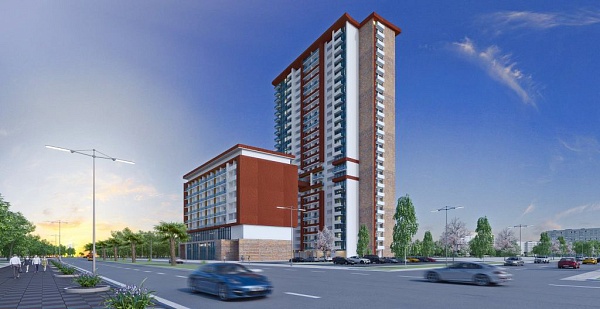 Продаются квартиры в новом жилом комплексе "Alpha Heights", в батуми, 650-1050 $ за кв.м. "Белый каркас"