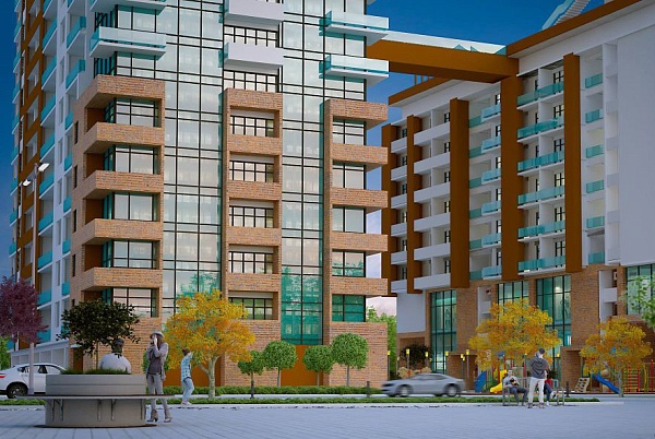 Продаются квартиры в новом жилом комплексе "Alpha Heights", в батуми, 650-1050 $ за кв.м. "Белый каркас"